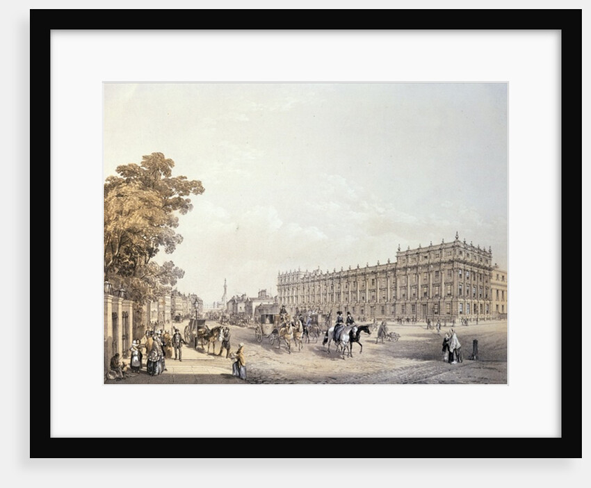 The Treasury, Whitehall, pub. by Lloyd Bros. & Co. 1852 by Edmund Walker