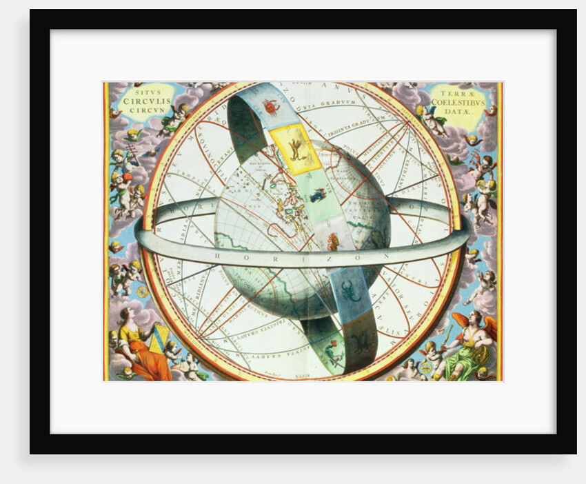 The Situation of the Earth in the Heavens by Andreas Cellarius