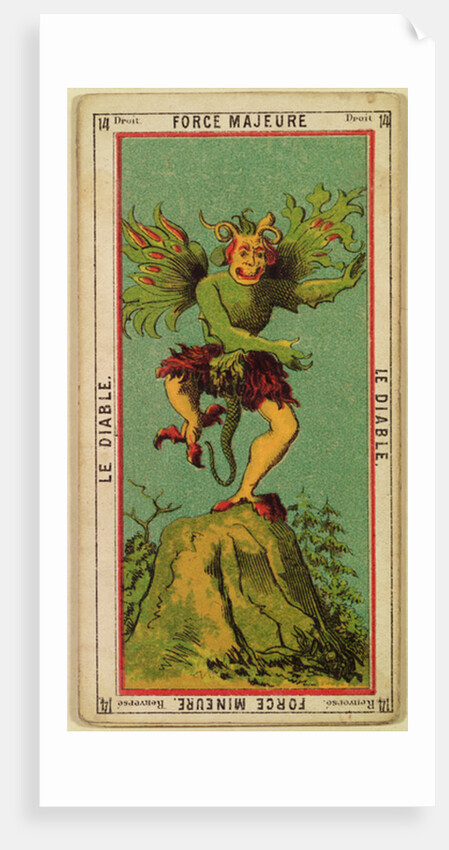 Force Majeure, The Devil tarot card by School French