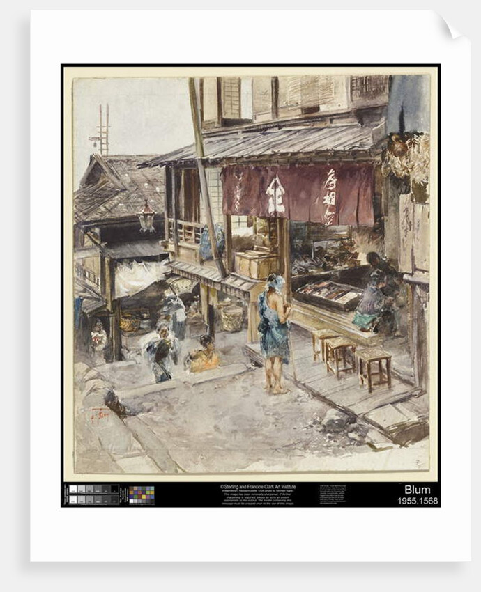 A Street in Ikao, Japan, III, 1890 by Robert Frederick Blum