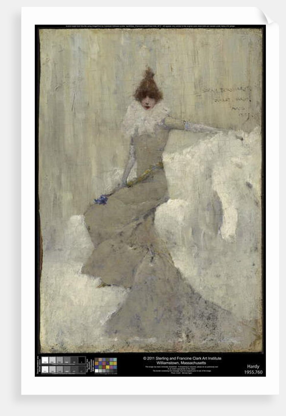 Sarah Bernhardt, 1889 by Dudley Hardy