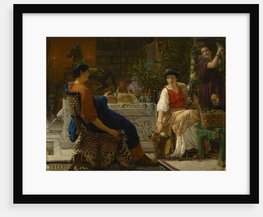 Preparations for the Festivities, 1866 by Lawrence Alma-Tadema
