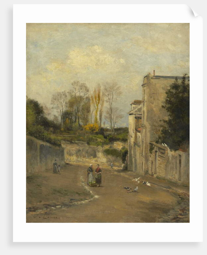 Montmartre, the rue Cortot, c.1872-76 by Stanislas Victor Edouard Lepine
