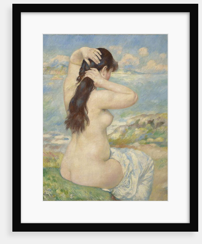 Bather Arranging her Hair, 1885 by Pierre Auguste Renoir