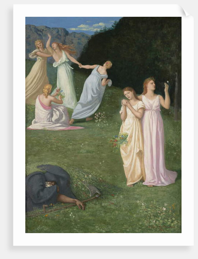 Death and the Maidens, 1872 by Pierre Puvis de Chavannes