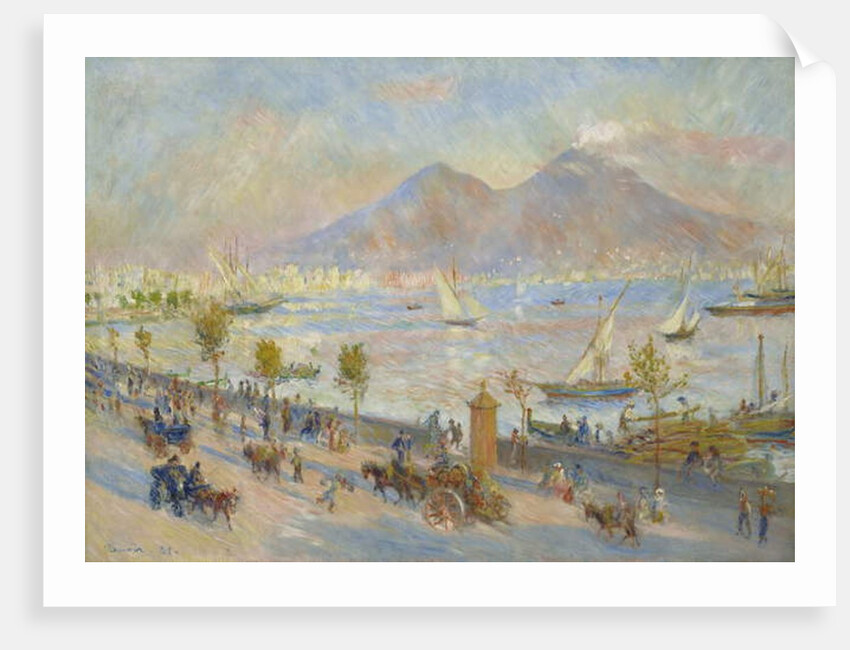 Bay of Naples, Evening, 1881 by Pierre Auguste Renoir