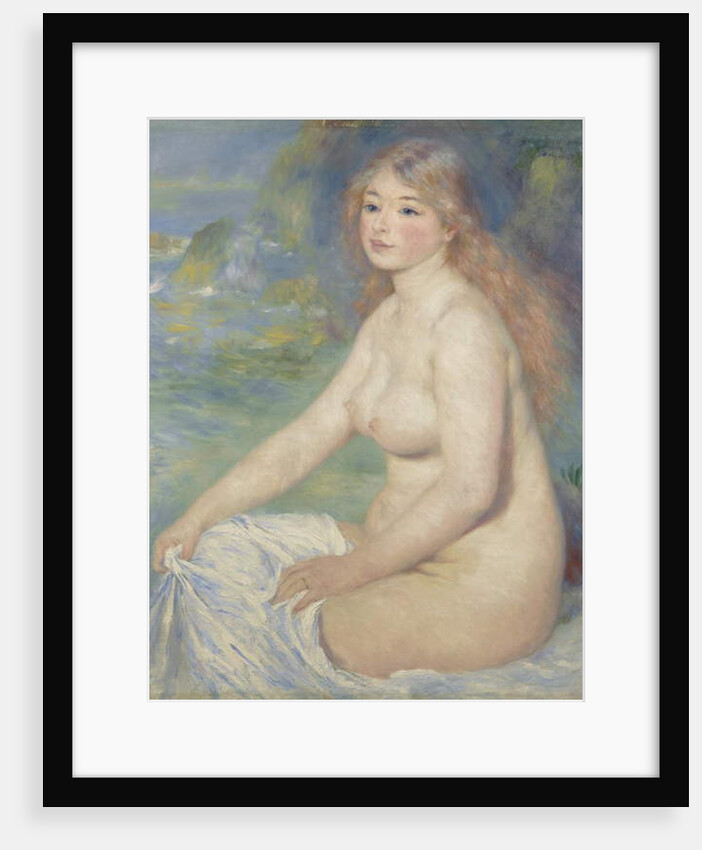 Blonde Bather, 1881 by Pierre Auguste Renoir