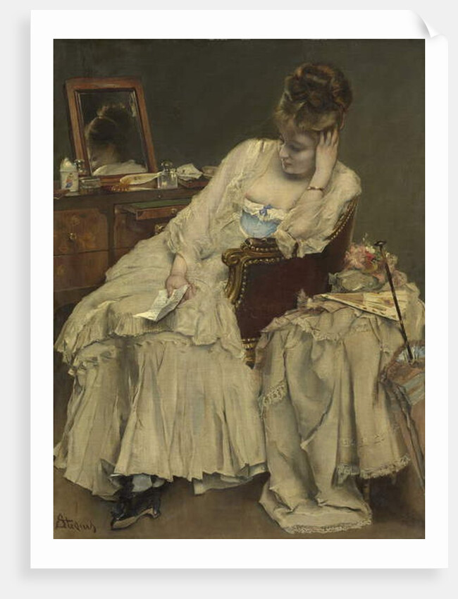 Memories and Regrets, c.1874 by Alfred Emile Stevens