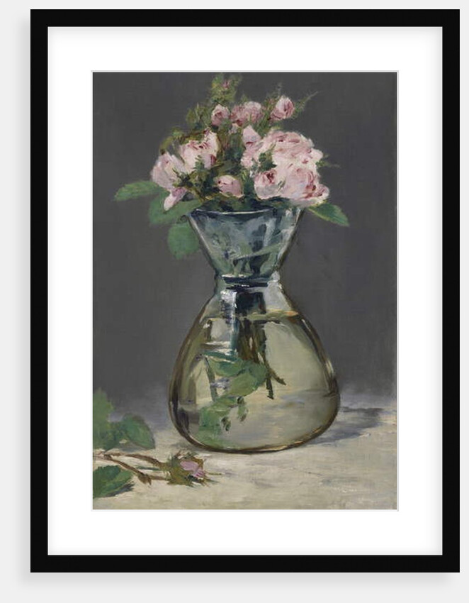 Moss Roses in a Vase, 1882 by Edouard Manet