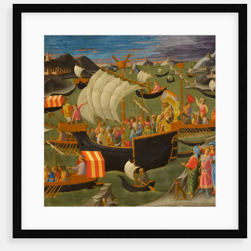 King Melchior Sailing to the Holy Land, c.1445-50 by Francesco di Stefano Pesellino