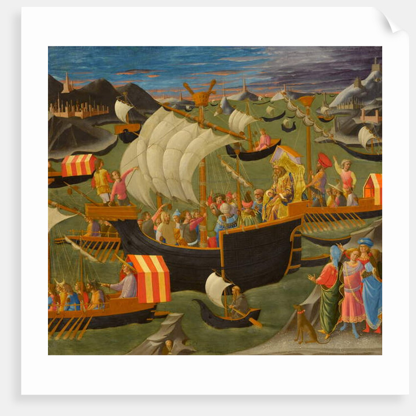 King Melchior Sailing to the Holy Land, c.1445-50 by Francesco di Stefano Pesellino