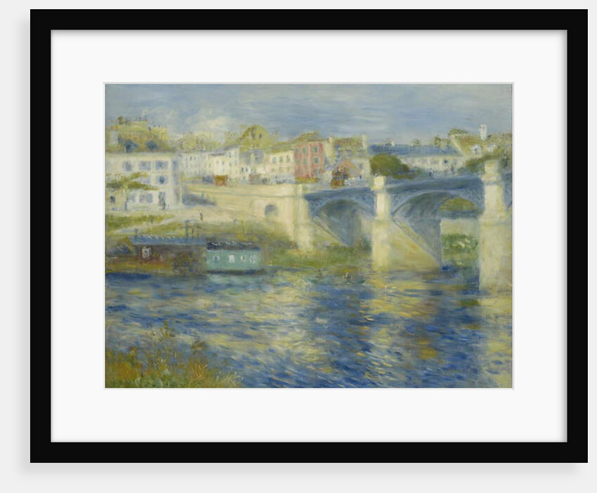 Bridge at Chatou, c.1875 by Pierre Auguste Renoir