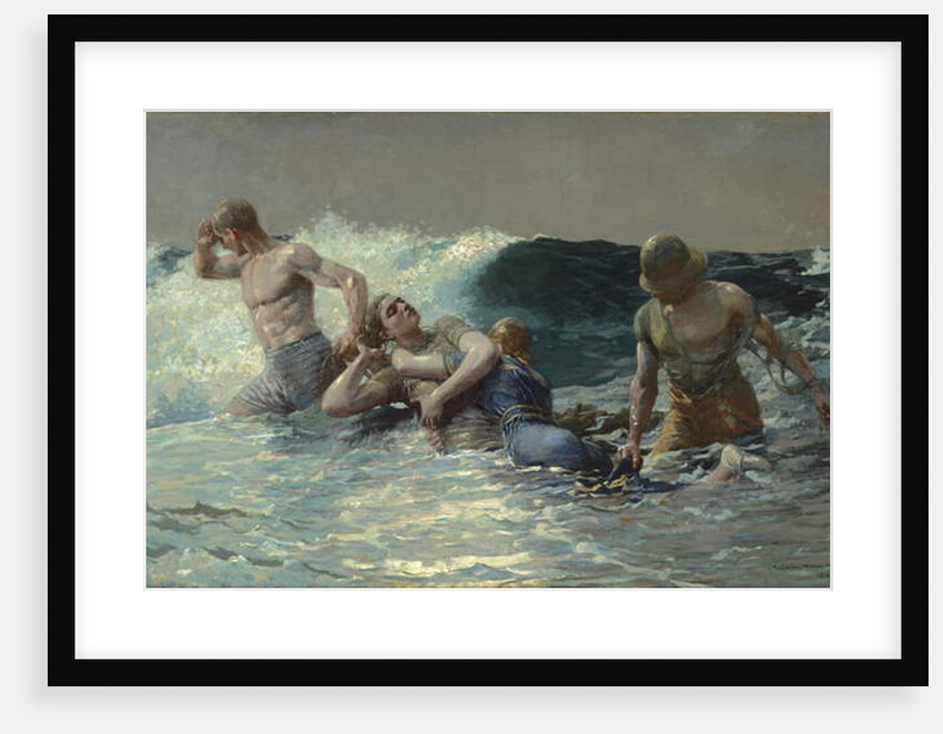 Undertow, 1886 by Winslow Homer