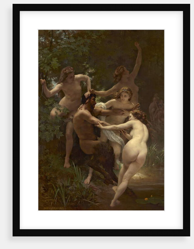 Nymphs and Satyr, 1873 by William-Adolphe Bouguereau