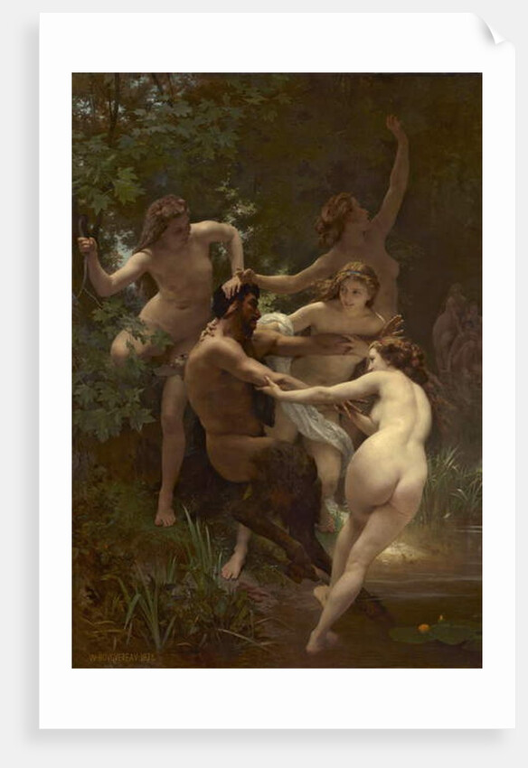 Nymphs and Satyr, 1873 by William-Adolphe Bouguereau
