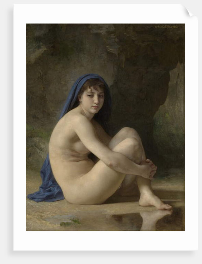 Seated Nude, 1884 by William-Adolphe Bouguereau