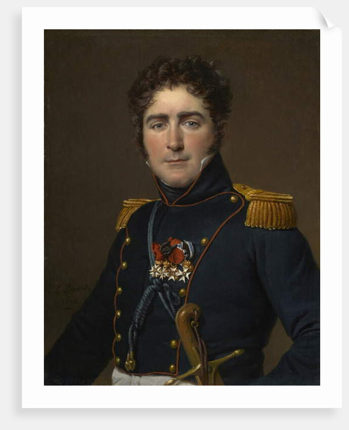 Comte Henri-Amedée-Mercure de Turenne-d'Aynac, 1816 by Jacques Louis David