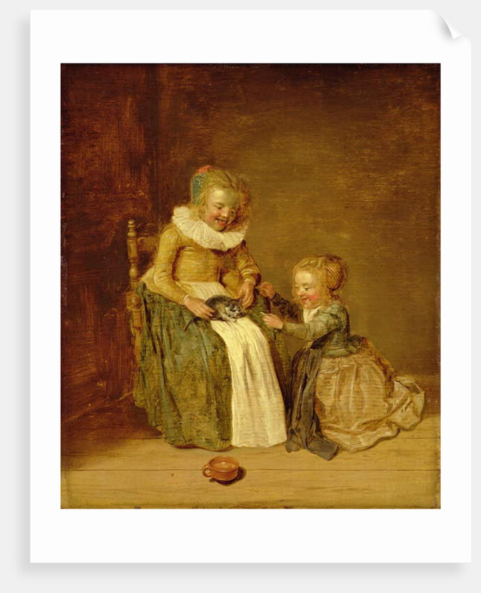 Children with a Cat, 1631 by Dirck Hals