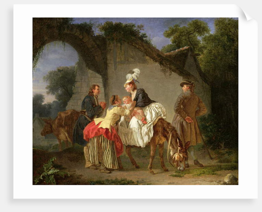 Farewell to the Nurse, 1776-77 by Etienne Aubry