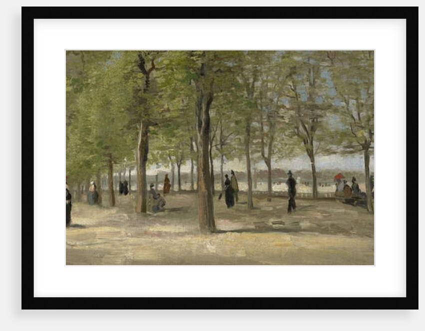 Terrace in the Luxembourg Garden, 1886 by Vincent van Gogh