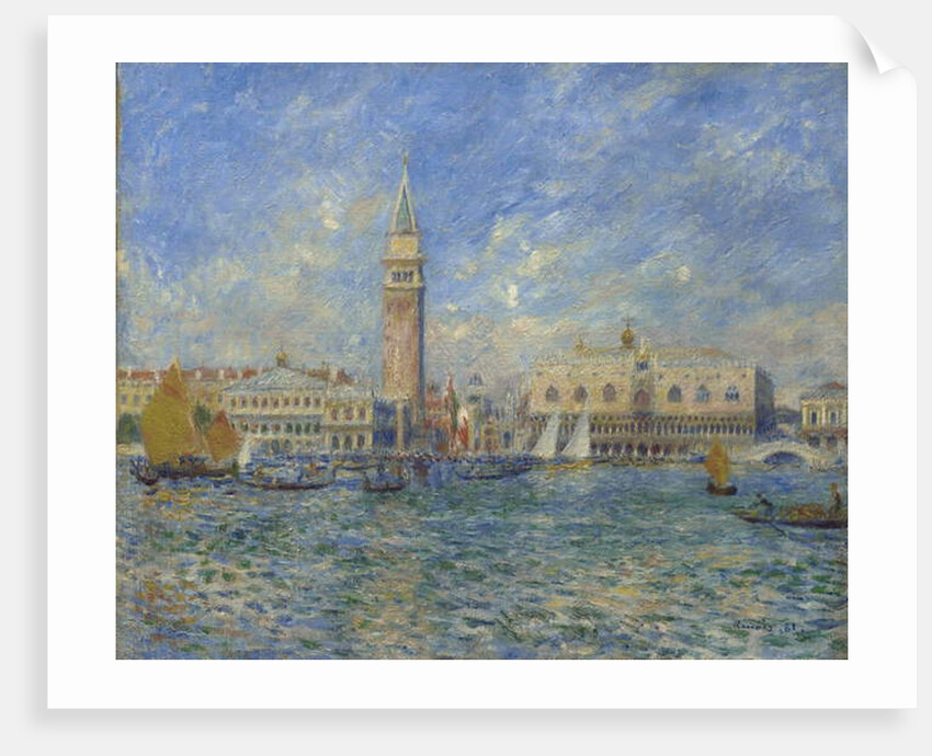 Venice, the Doge's Palace, 1881 by Pierre Auguste Renoir