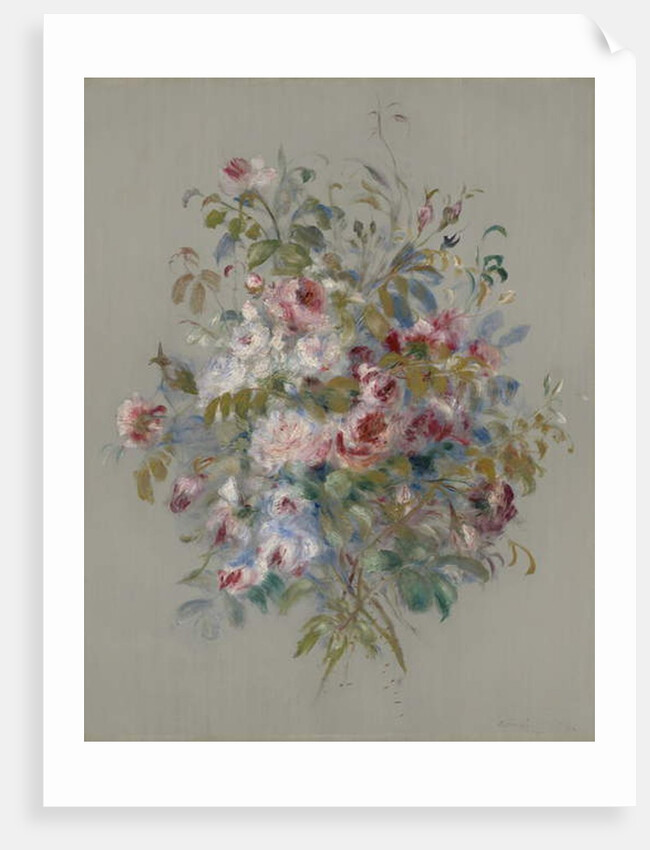 Bouquet of Roses, 1879 by Pierre Auguste Renoir