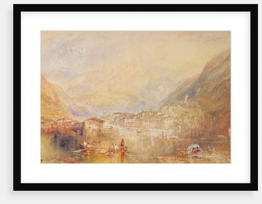 Brunnen from the Lake of Lucerne, 1845 by Joseph Mallord William Turner