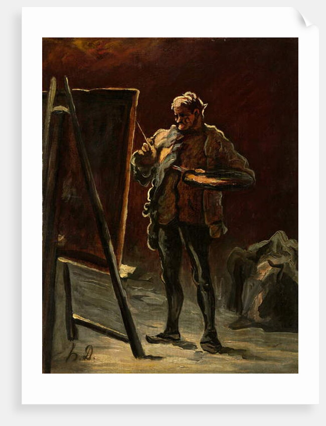 An Artist, c.1870-75 by Honore Daumier