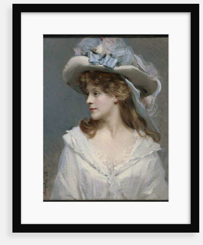 Woman in White, c.1880 by Raimundo de Madrazo y Garreta