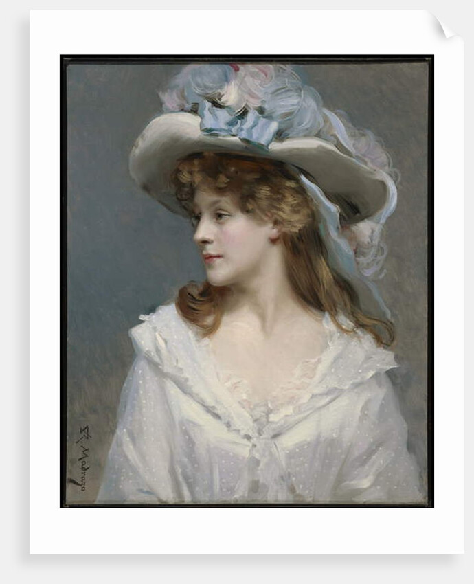 Woman in White, c.1880 by Raimundo de Madrazo y Garreta