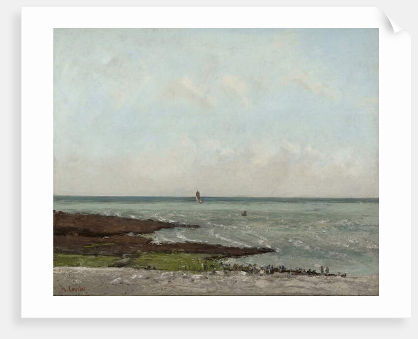 Laundresses at Low Tide, Étretat, 1866 or 1869 by Gustave Courbet