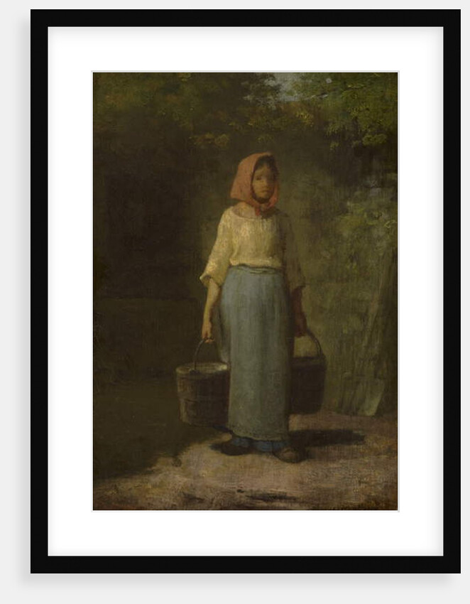 Peasant Girl Returning from the Well, c.1860 by Jean-Francois Millet
