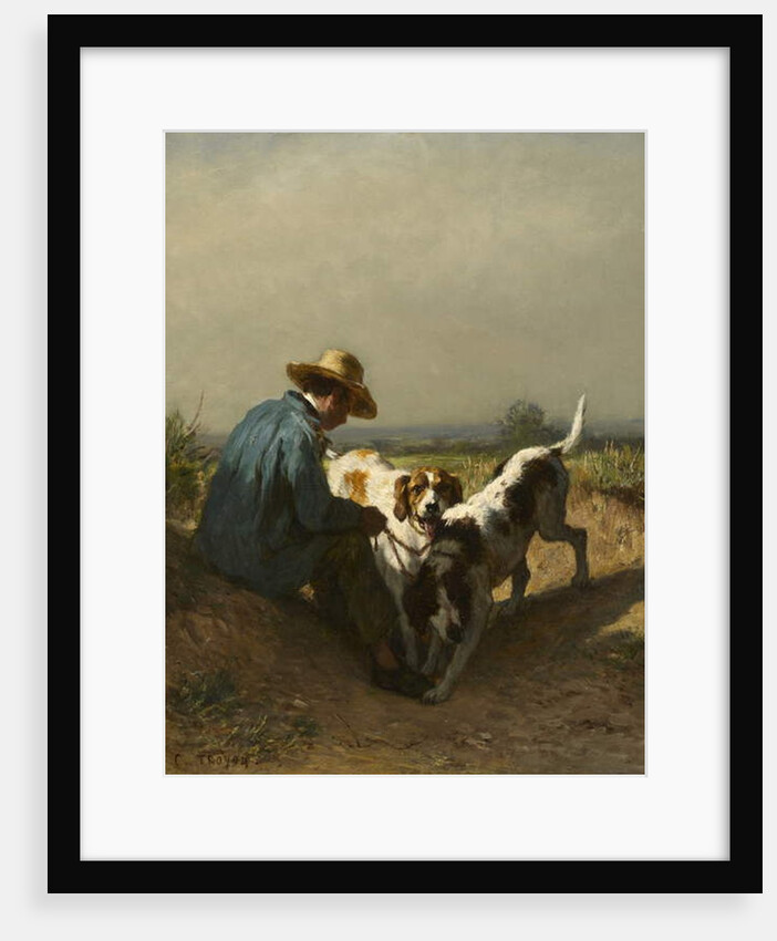 The Gamekeeper, 1850s by Constant-Emile Troyon