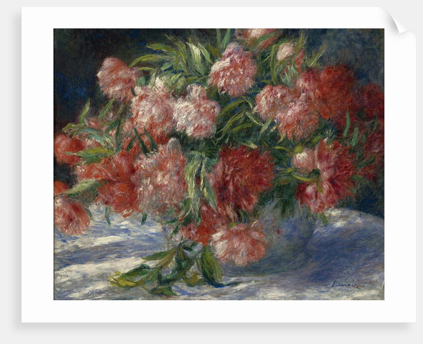 Peonies, c.1880 by Pierre Auguste Renoir