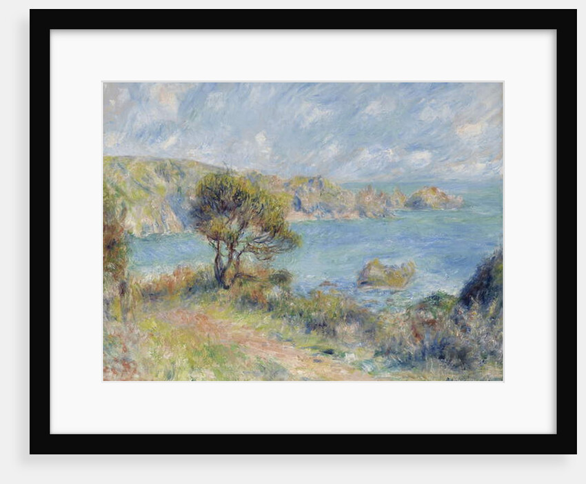View at Guernsey, 1883 by Pierre Auguste Renoir