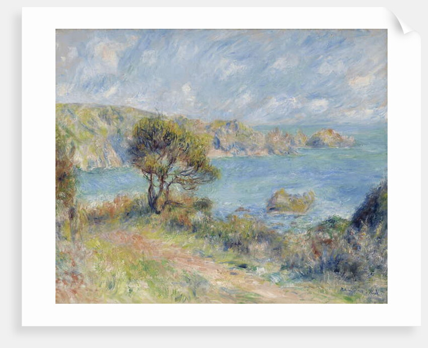 View at Guernsey, 1883 by Pierre Auguste Renoir