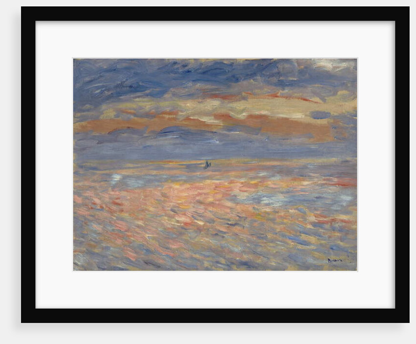 Sunset, 1879 or 1881 by Pierre Auguste Renoir