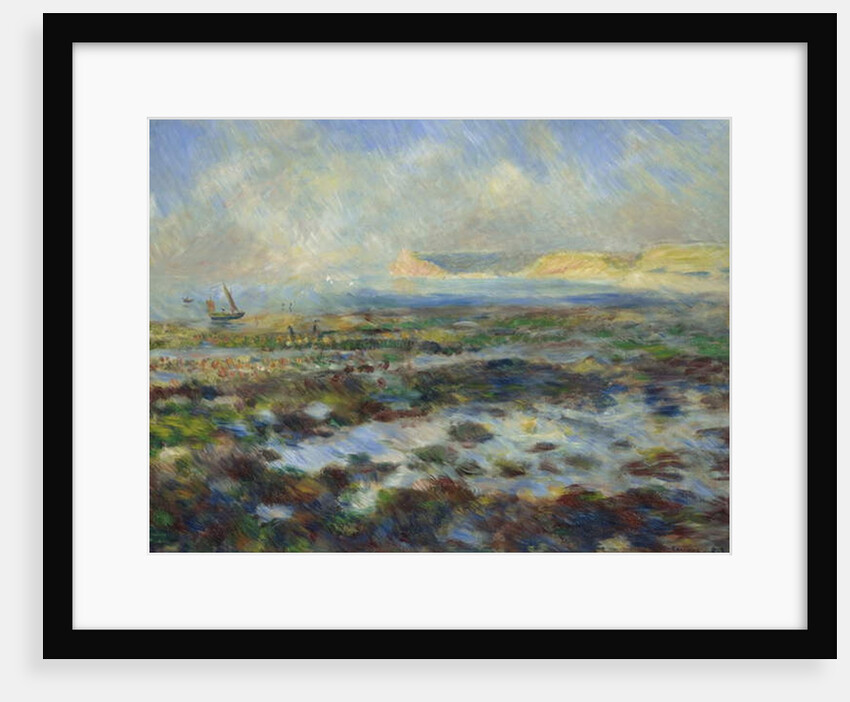 Low Tide, Yport, 1883 by Pierre Auguste Renoir