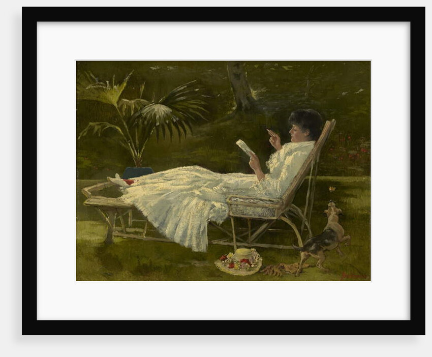 Woman Reading, c.1910 by Barbour Barbour