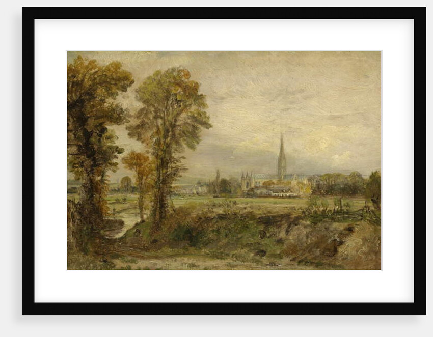 Distant View of Salisbury Cathedral, 1821 by John Constable