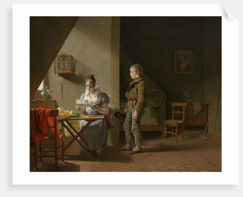 The Messenger, 1815 by Martin Drolling