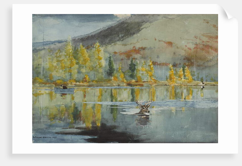 An October Day, 1889 by Winslow Homer