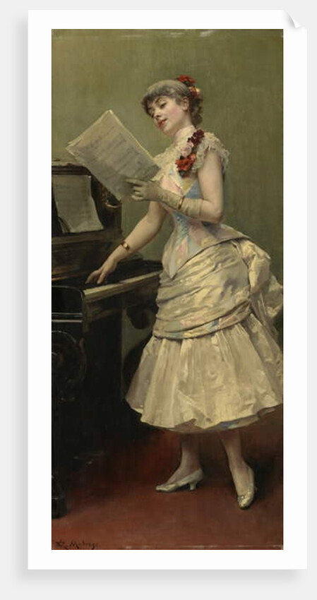 The Singer, c.1880 by Raimundo de Madrazo y Garreta