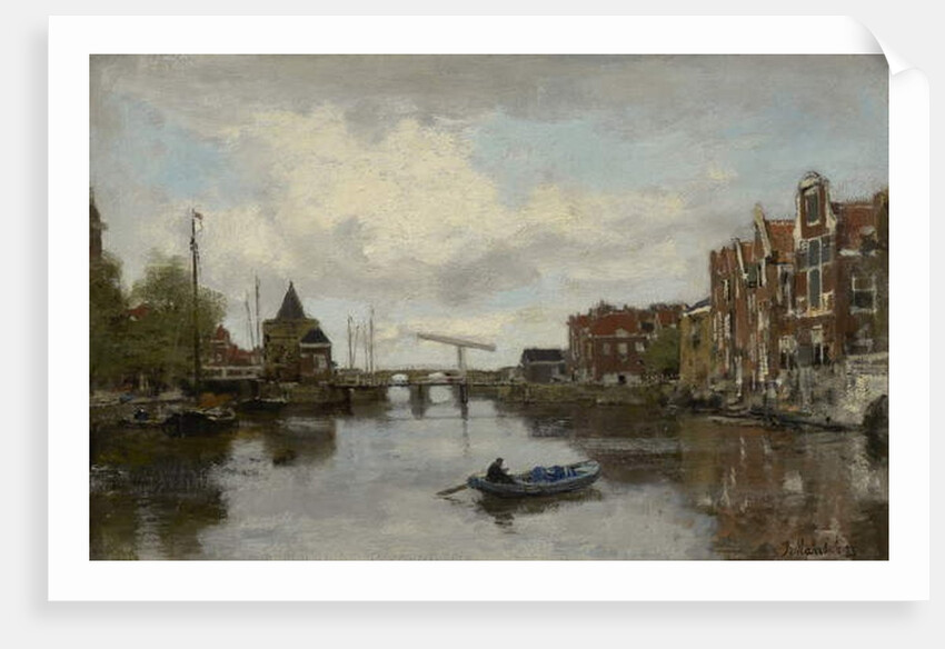 View of a Dutch Town, 1873 by Jacob Henricus or Hendricus Maris