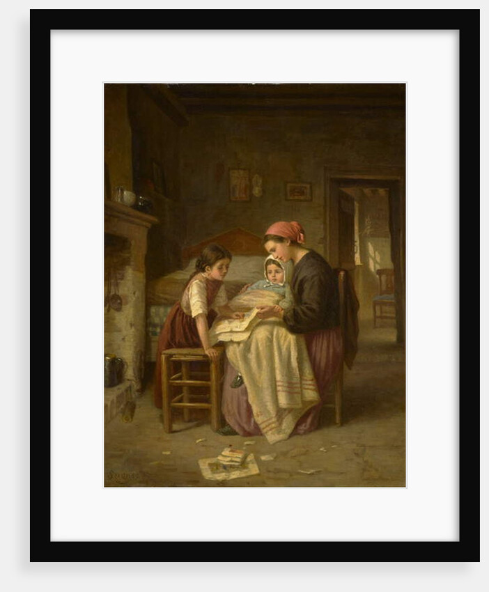 The Sick Child, c.1870-75 by Paul Seignac