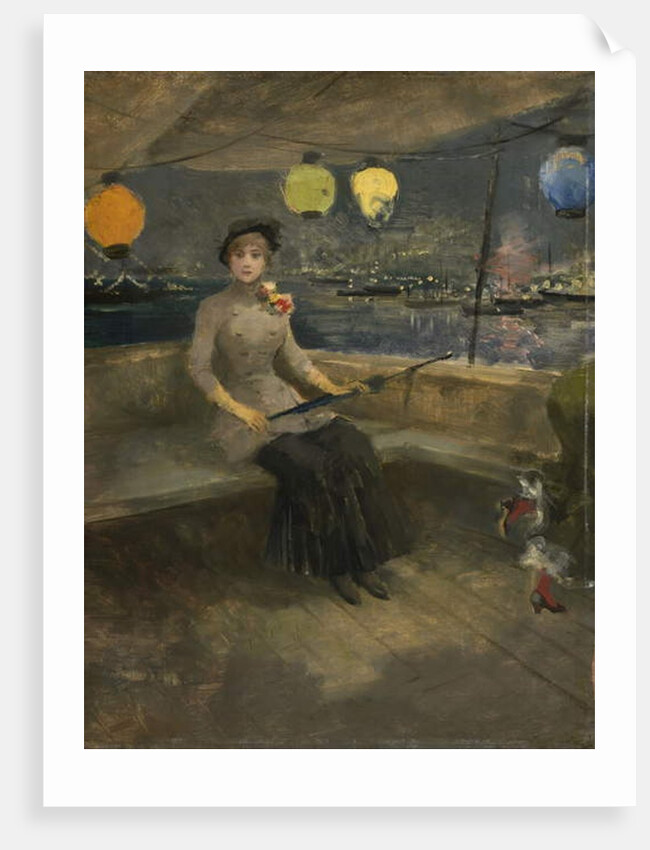 Woman on a Yacht, c.1883 by Jean Louis Forain