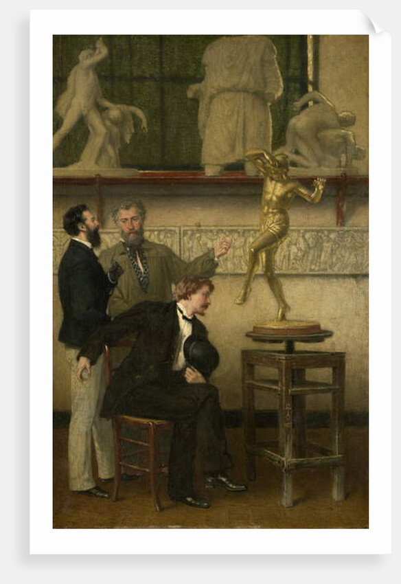 Artist in His Studio, 1877 by French School