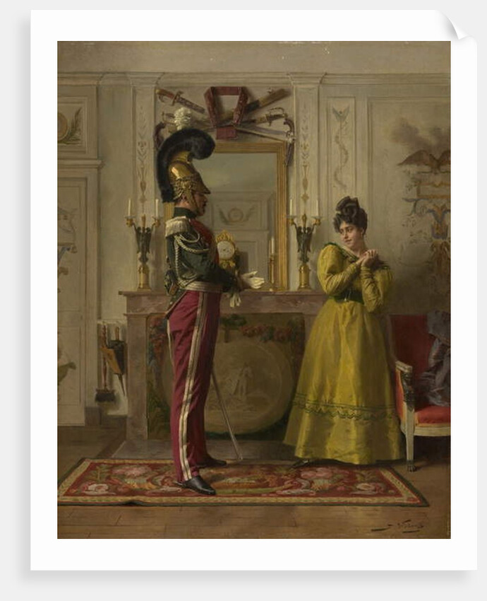 Departure for the Review, c.1876 by Jules Worms