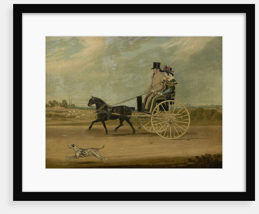 Tom Thumb with Peter Brown and His Wife in a Gig, 1828 by James Pollard