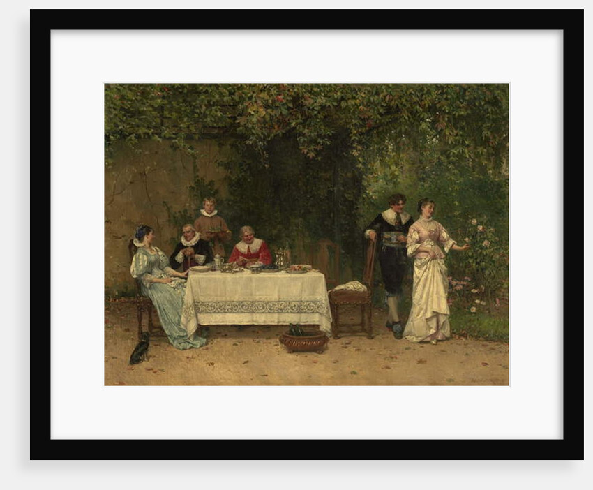 The Proposal, 1878 by Adrien Moreau